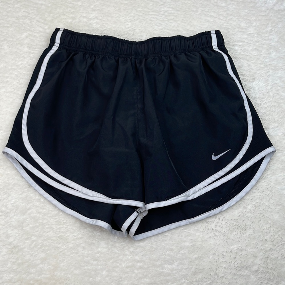 Nike Dri-Fit Black and White Running Shorts Size Medium